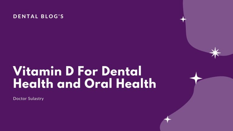 vitamin d for dental health